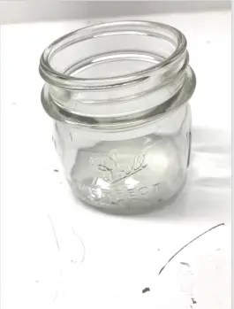 Donaldson Glass Dust Jar IHS679